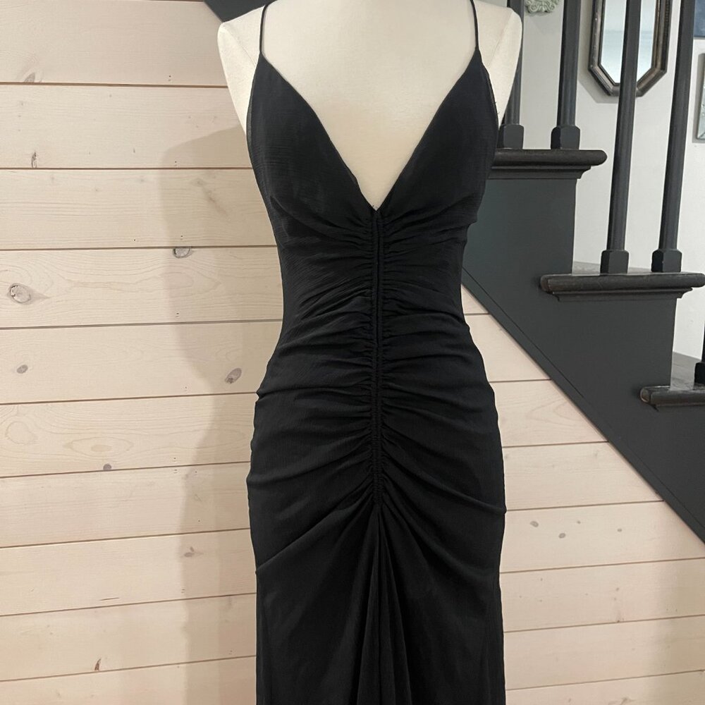 Free People Simone Maxi Dress in Black NWT Size XS 0 - Picture 7 of 10